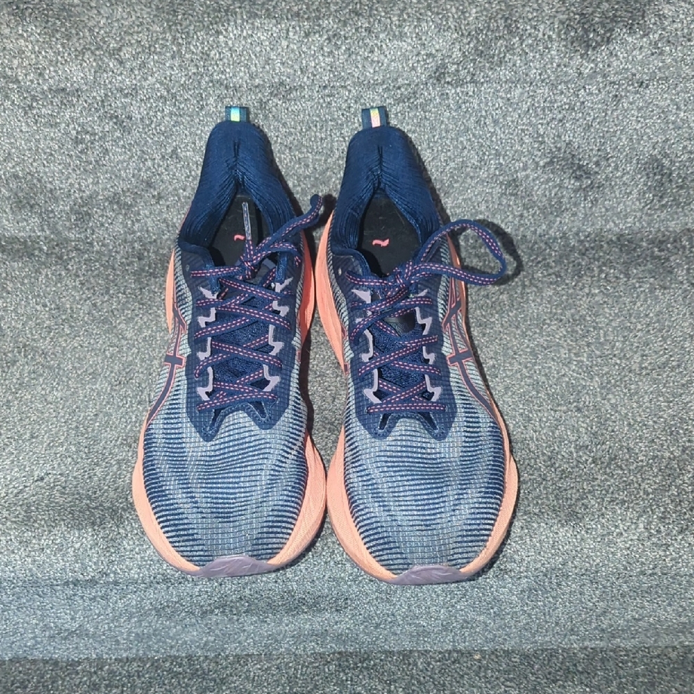 Asics Women's Blue and Pink Athletic Shoes